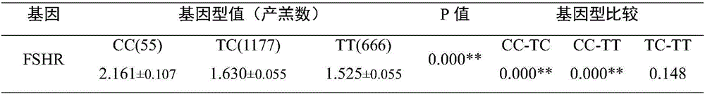 A Molecular Marker Related to Litter Size Trait in Sheep and Its Application