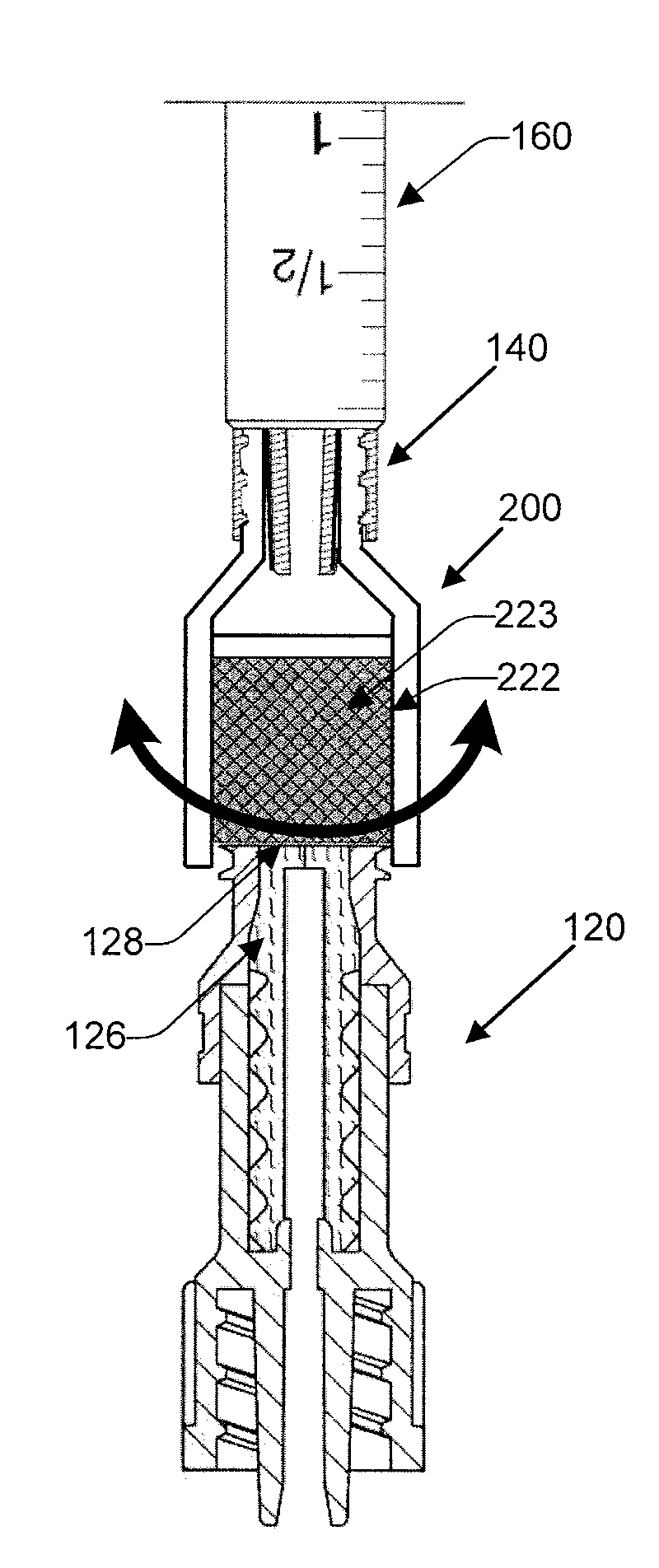 Disinfecting male luer connector caps