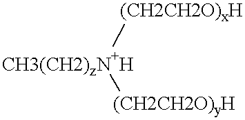 Polymerase stabilization by polyethoxylated amine surfactants