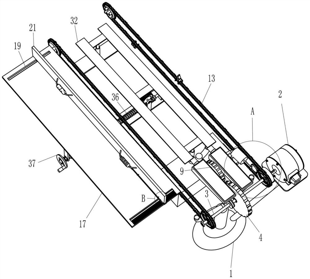 A wood slotting device for the production of student tables and chairs