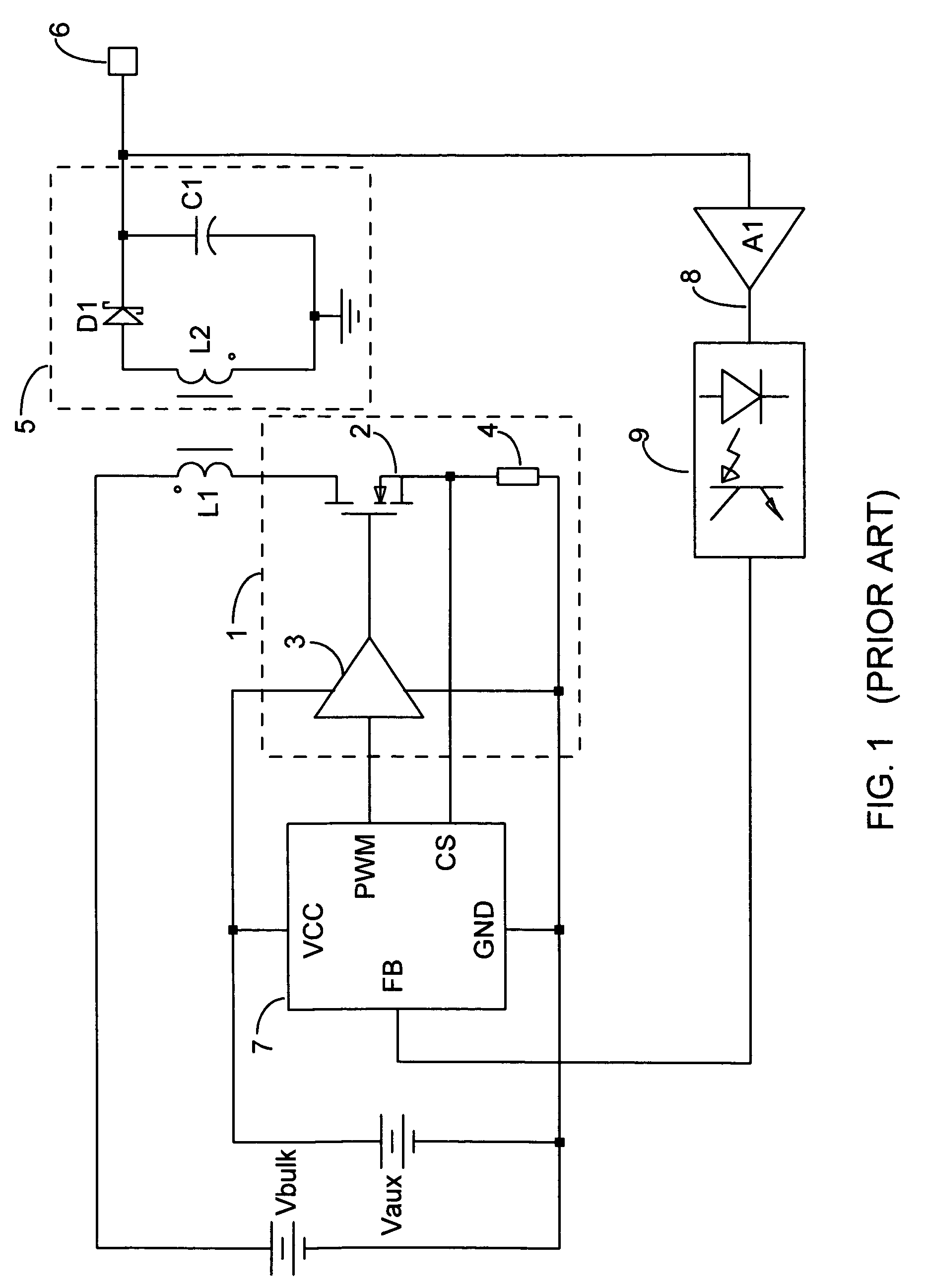 Cascode switch power supply