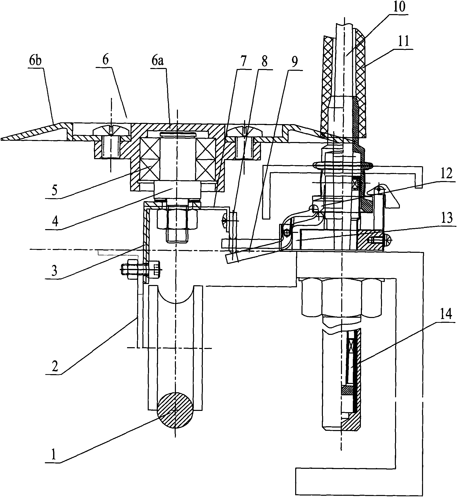 Device for previously withdrawing bobbins of doffer