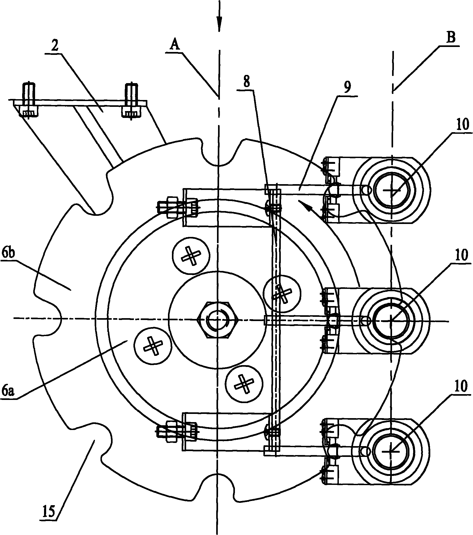 Device for previously withdrawing bobbins of doffer