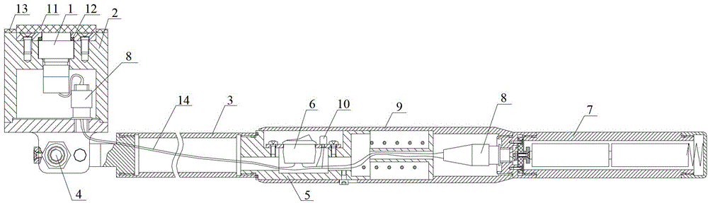 Hand-hold type tempered and laminated glass forcible entry device