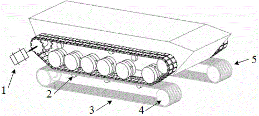 Measuring method for motion resistance coefficient of cross-country roads