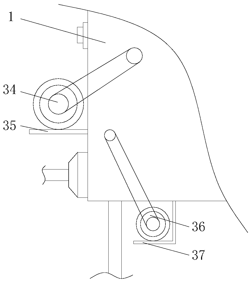 Mine stone crushing device