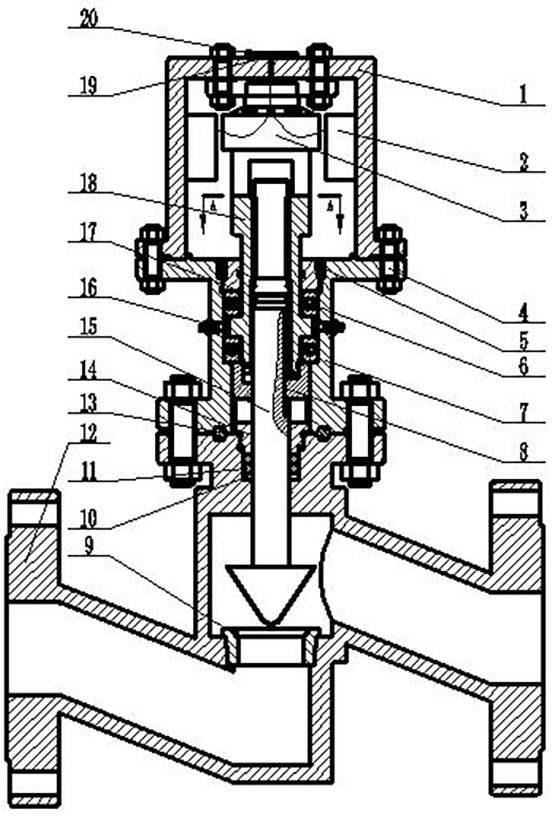 Pipeline control valve based on Internet of Things platform and working method thereof