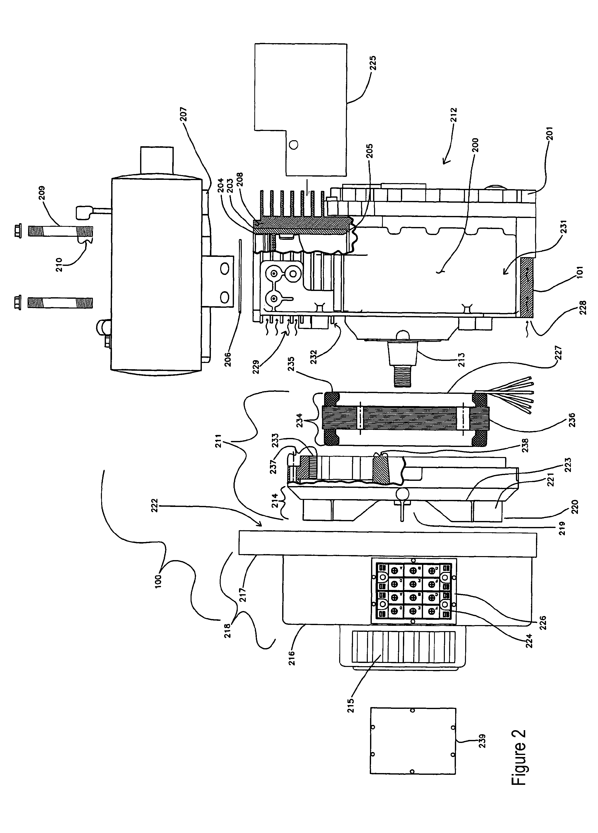 Lightweight Portable Electric Generator with Integrated Starter/Alternator