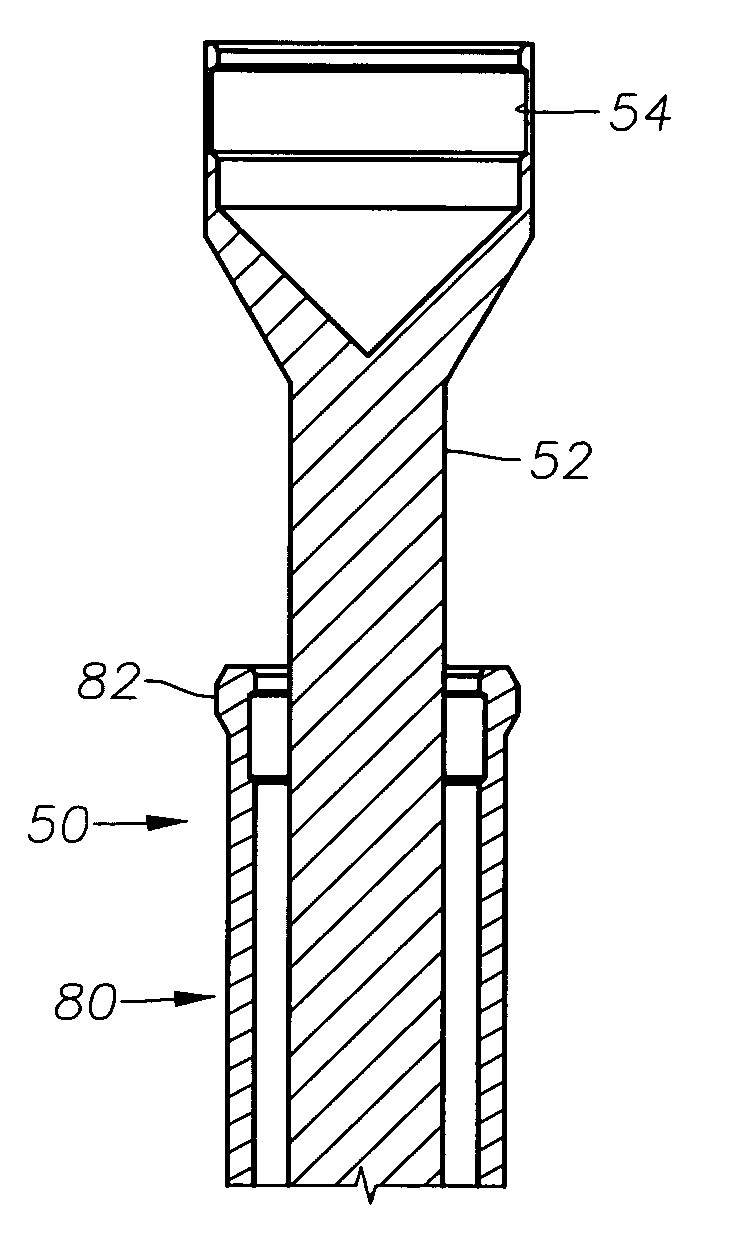 Flow tube exercising tool