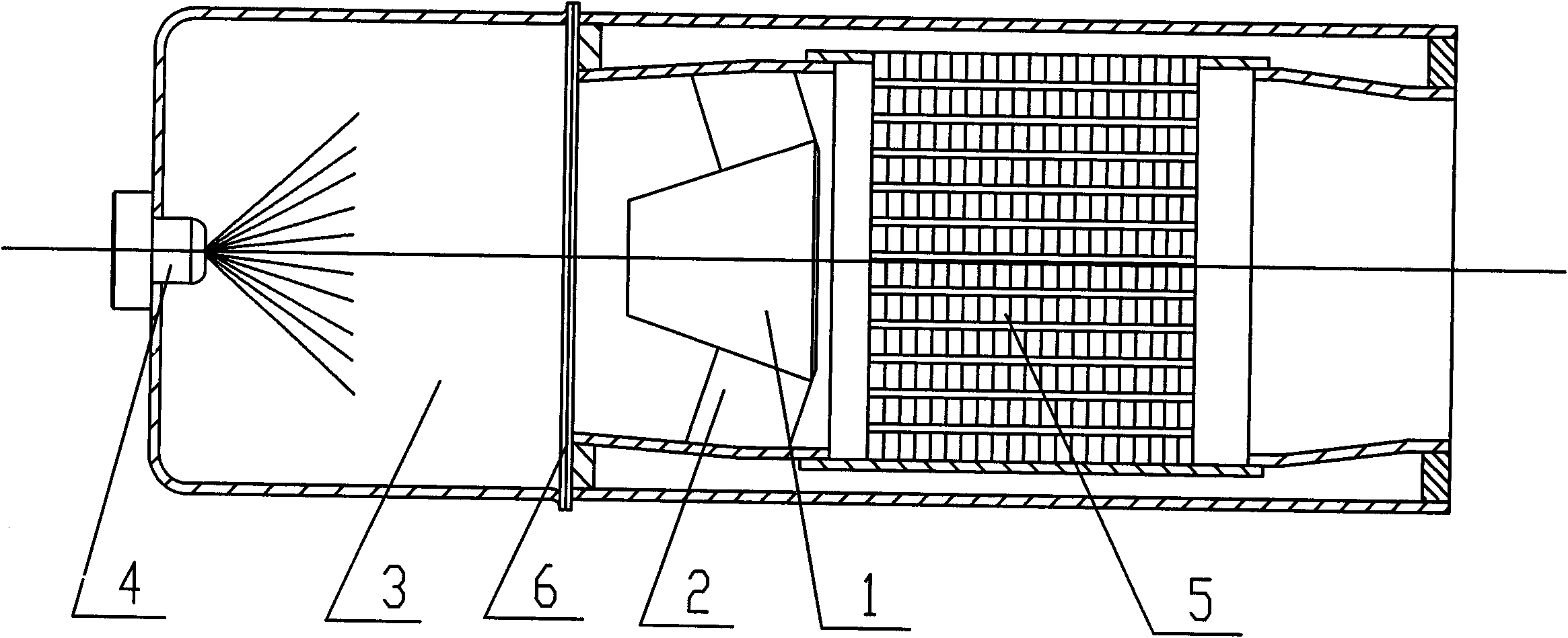 High temperature flame divider and fuel and gas heater