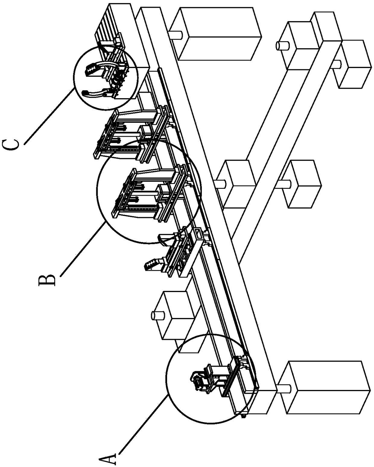 Punching mechanism used for manufacturing water tank of solar water heater