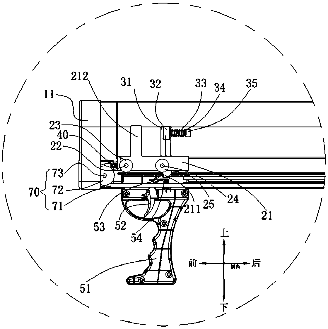 Tennis ball ejection gun for pet dog