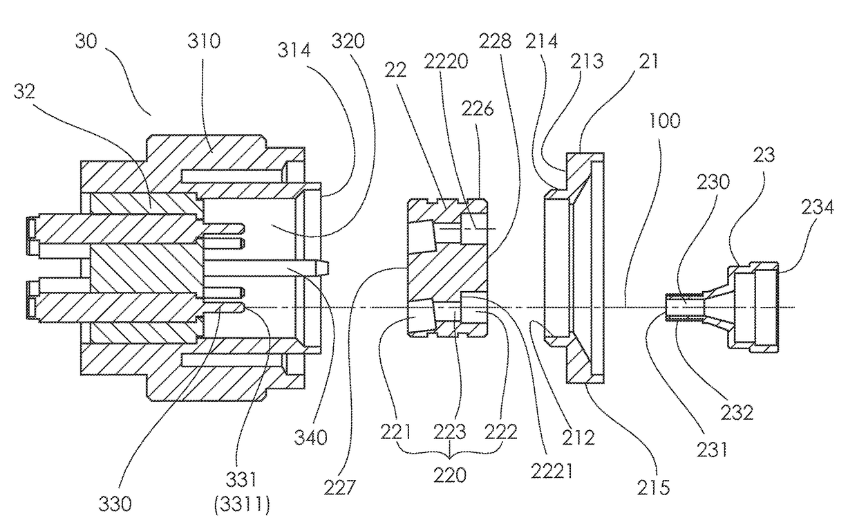 PC/APC dual-purpose adapter for inspecting circular ruggedized fiber optic connectors