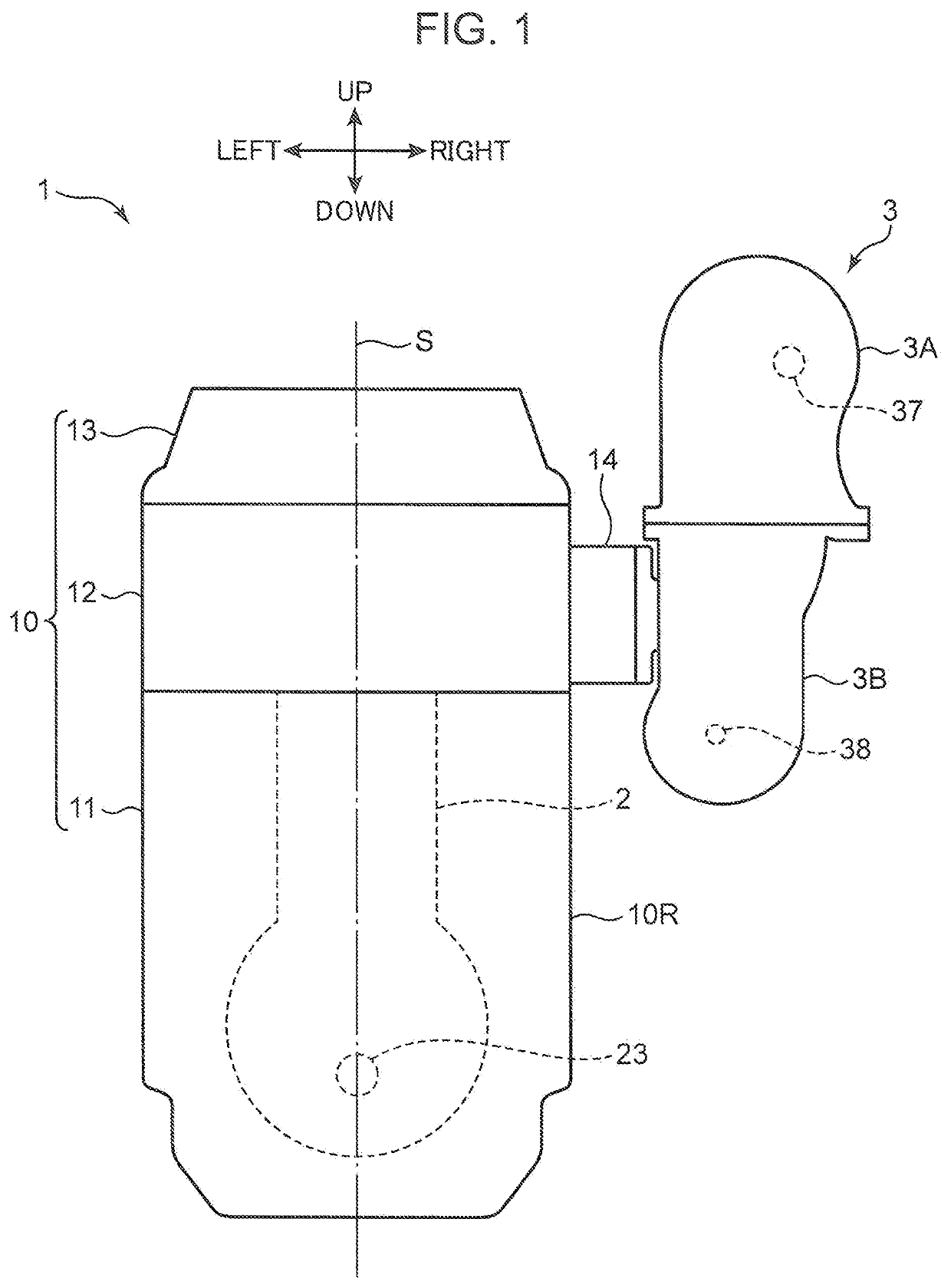 Turbocharger engine