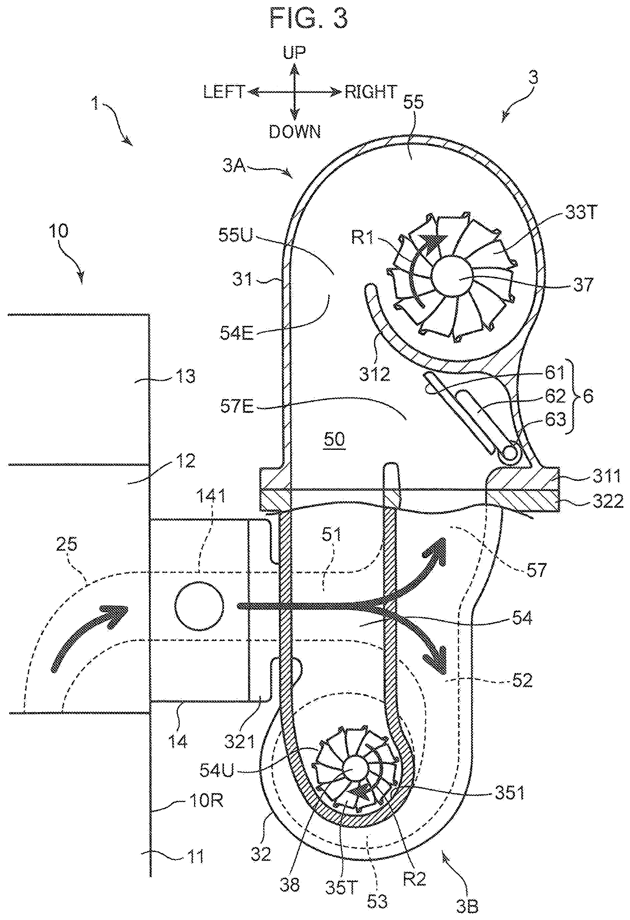 Turbocharger engine