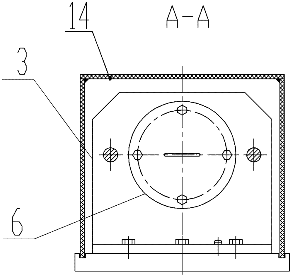 Detecting device for liquid flow of hollow turbine blade of combustion gas turbine