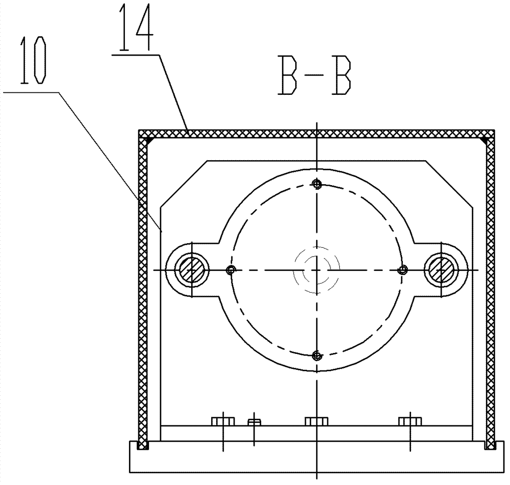 Detecting device for liquid flow of hollow turbine blade of combustion gas turbine