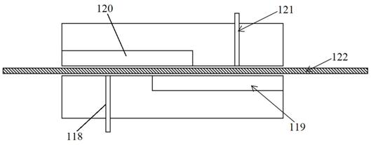 Proton exchange membrane conductivity test bin and test method