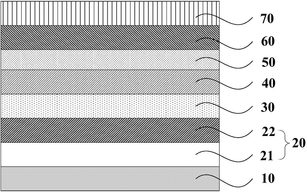 Transparent organic electroluminescent device and preparation method thereof