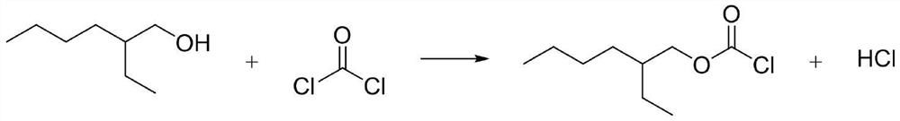 Method for co-producing n-butyl isocyanate from chloroformic acid-2-ethylhexyl ester