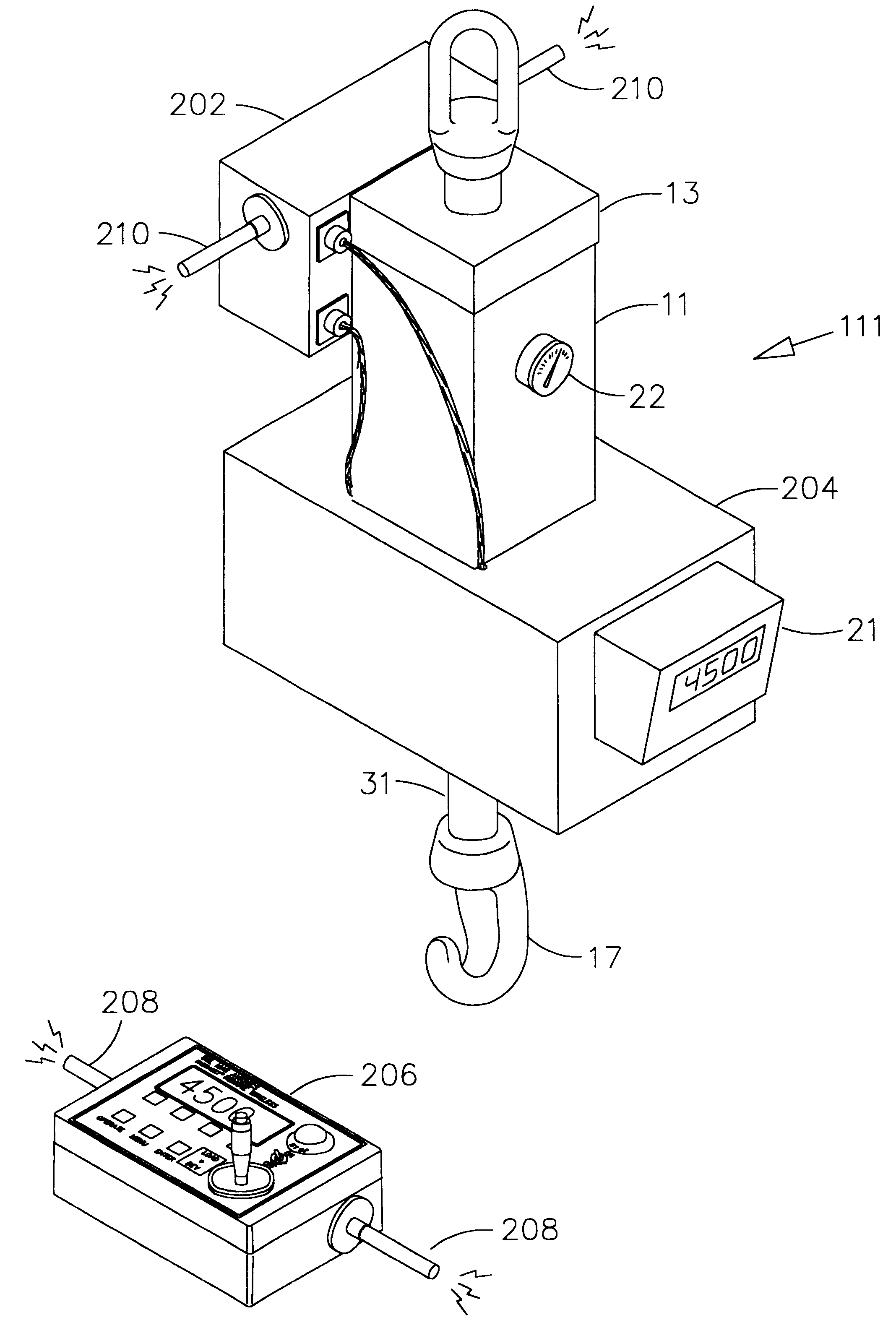 Remote operation auxiliary hoist control and precision load positioner