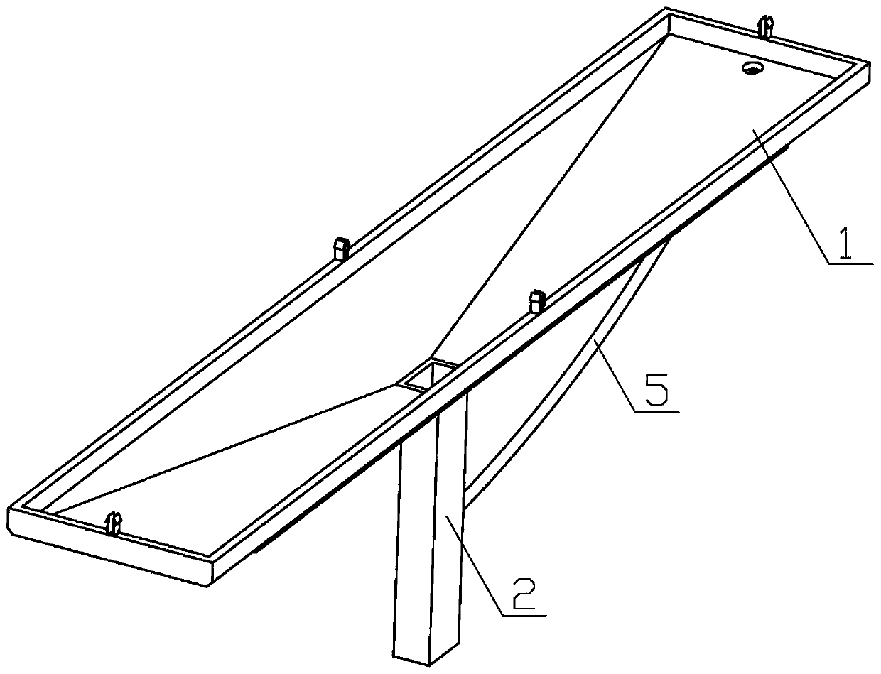 Water-containing plate for refrigerator