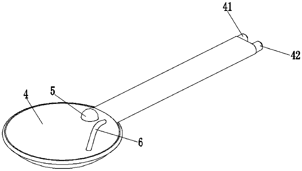 Flushing scraping system for tophus