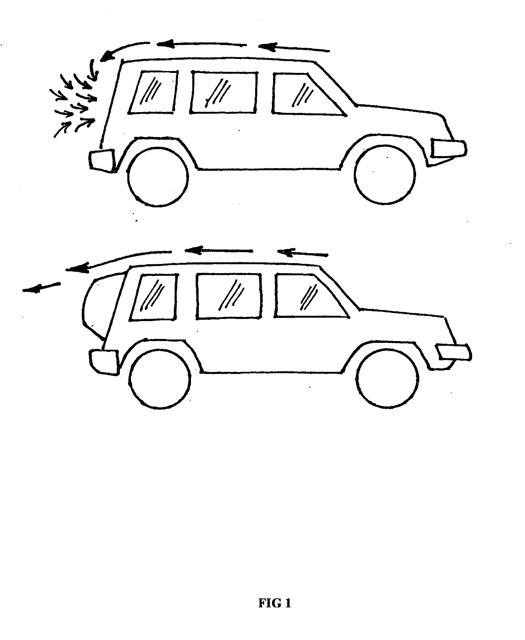 Aerodynamically shaped stowage receptacle for vehicles