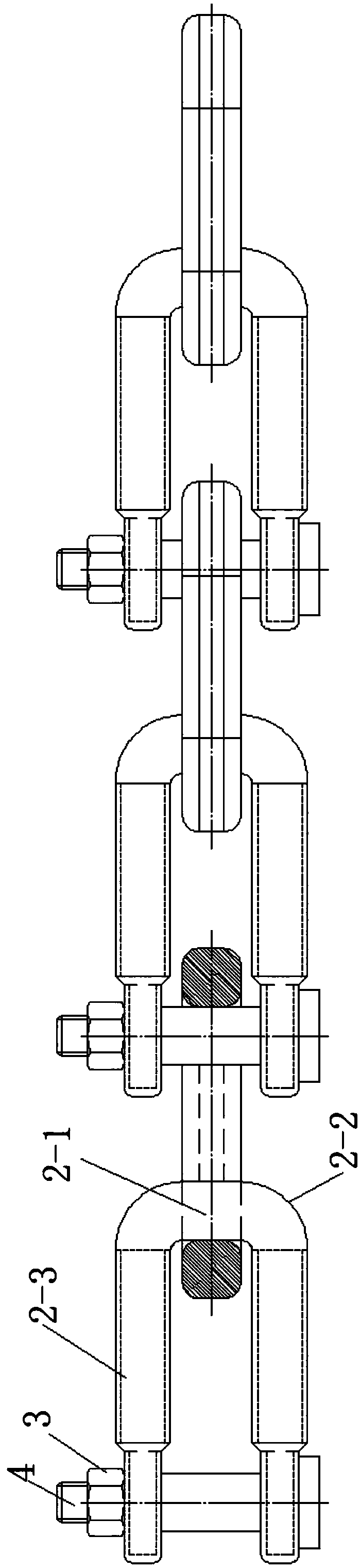 Medical drug material conveying U-shaped screw shaft closed transmission system