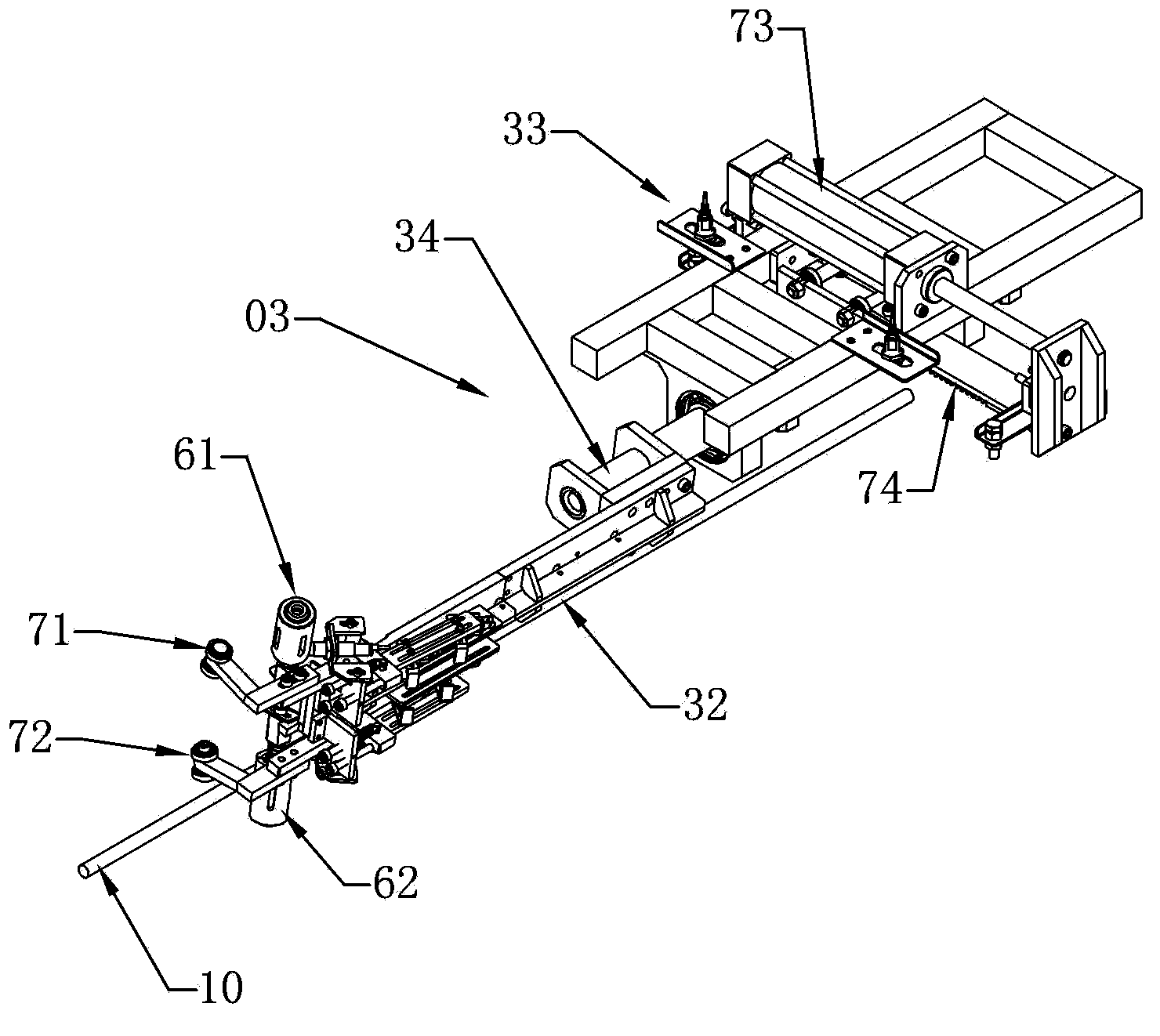 Automatic wire arranging device and method