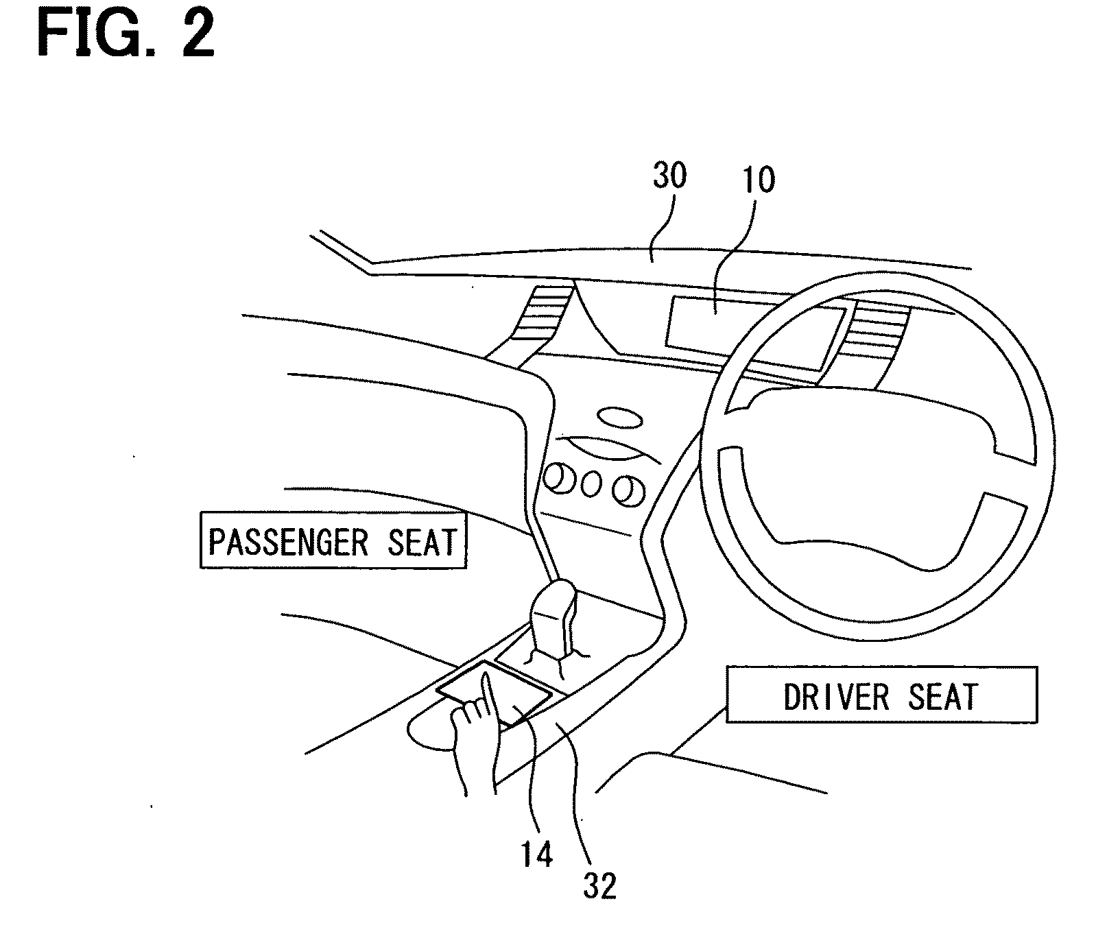 Display control device for remote control device