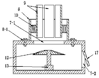 Gear rotating grinding device for automobile steering gear