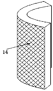 Gear rotating grinding device for automobile steering gear