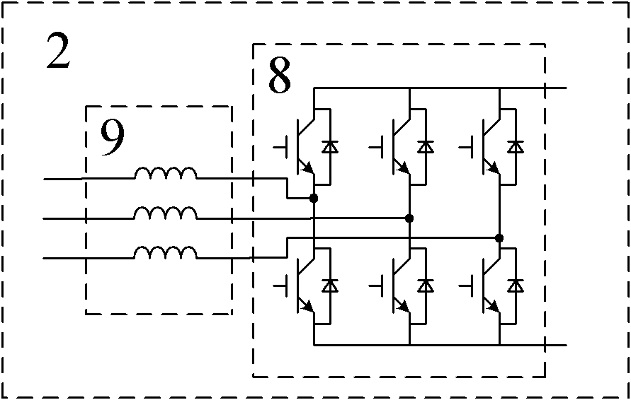 Double-feed wind power generating system with energy storage function