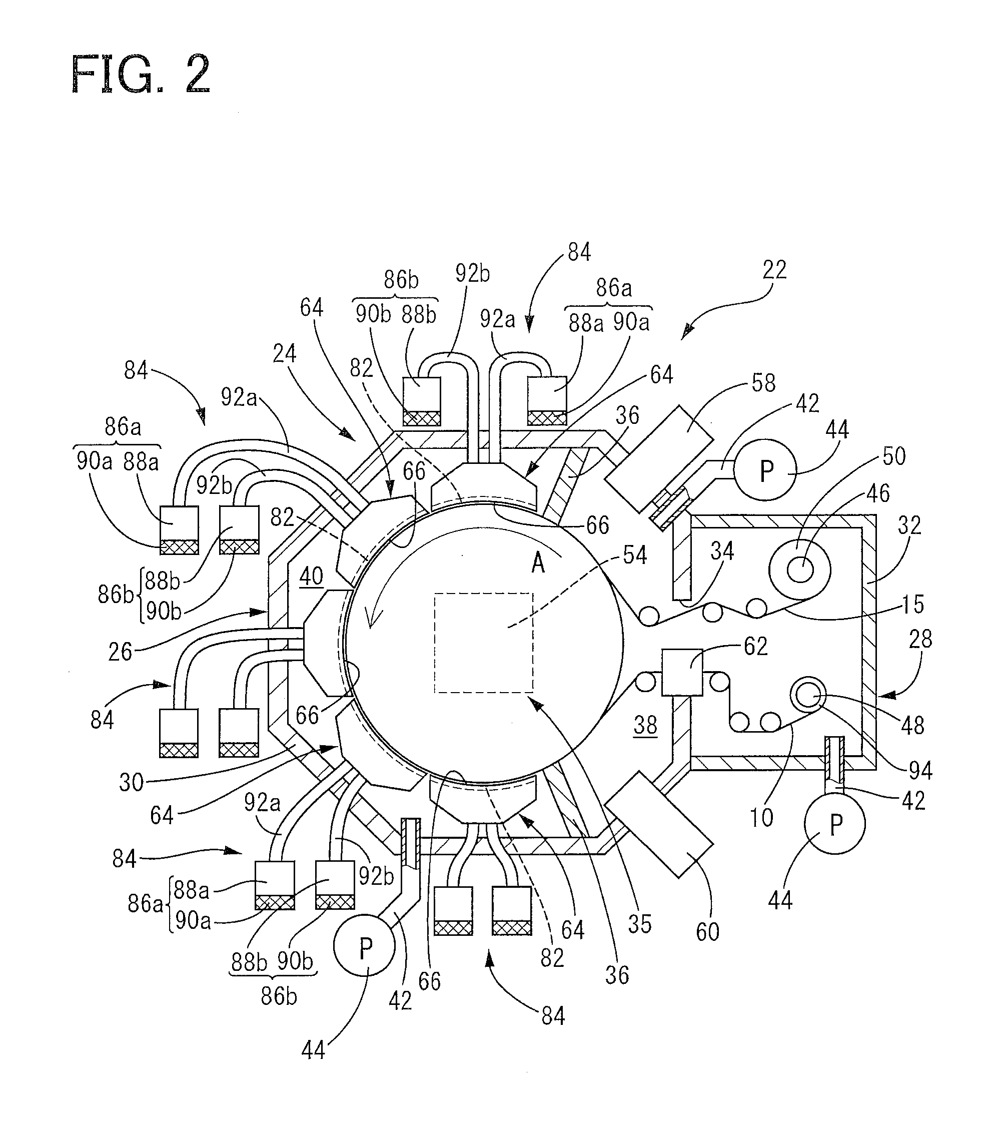 Apparatus for producing laminated body