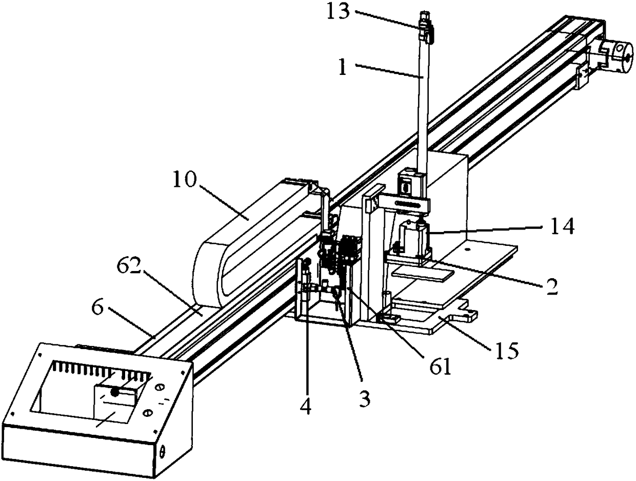 Electric control system and method for monitoring label adsorption at head of labeling machine