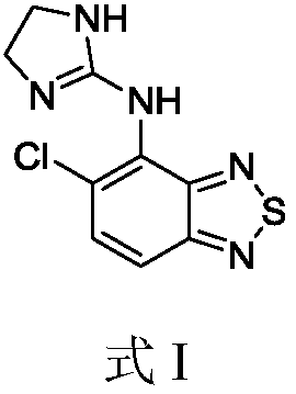 Tizanidine p-toluenesulfonate crystal form A and preparation method and applications thereof