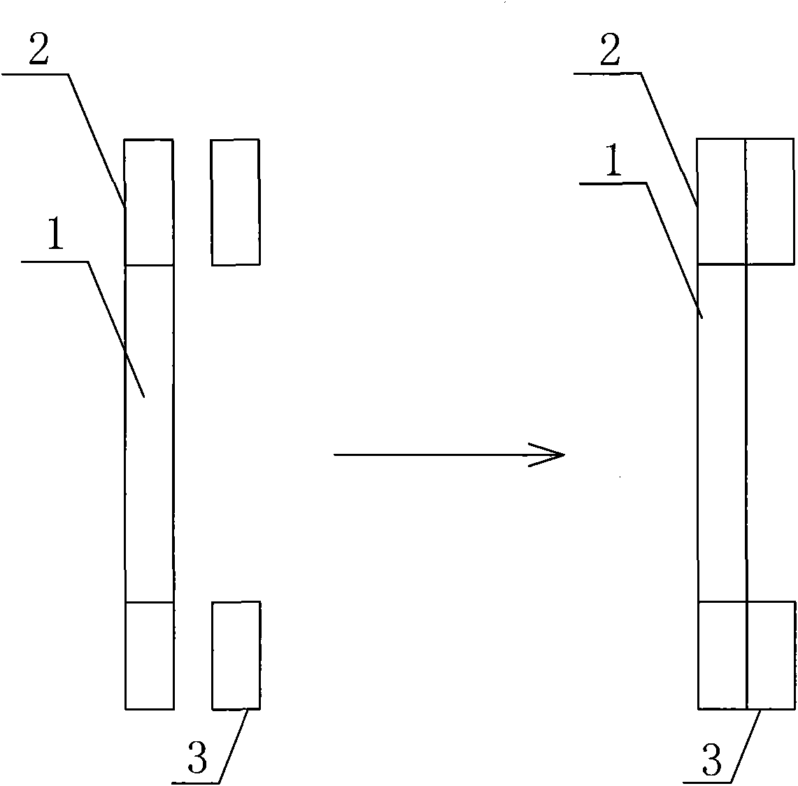 Color display transparent film coating member and manufacturing method thereof