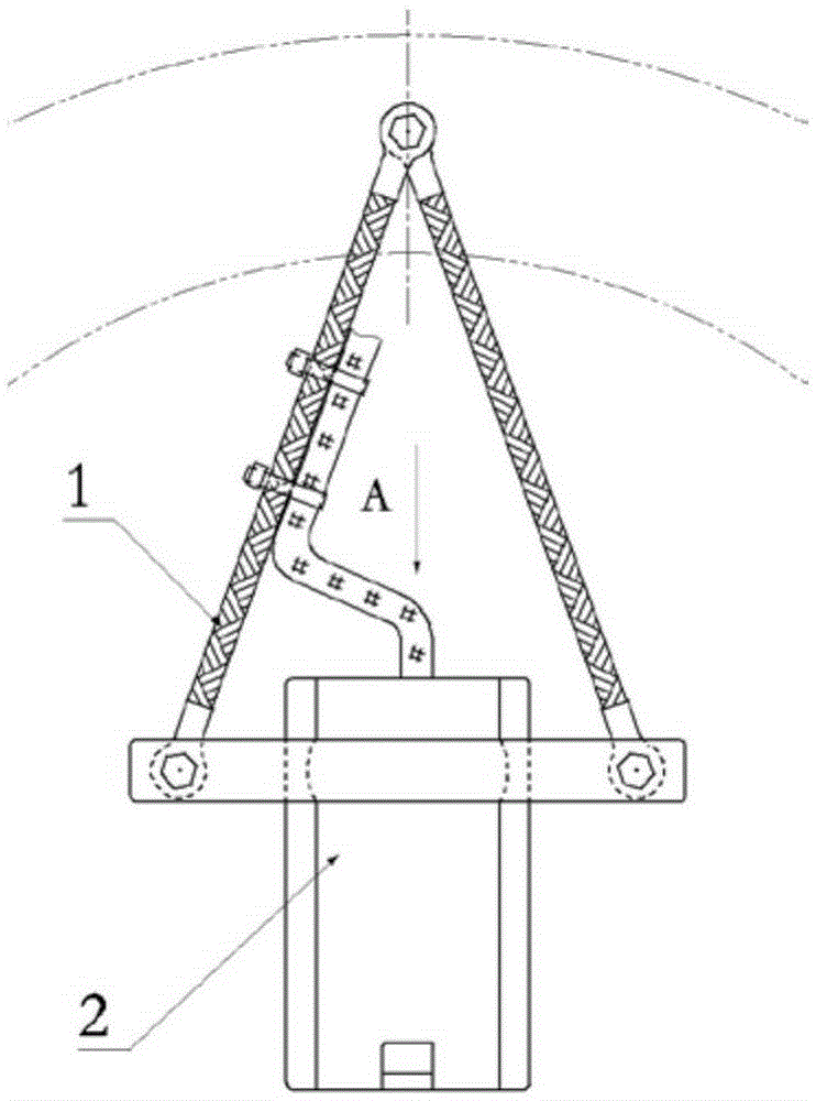 Pull off socket clamping device