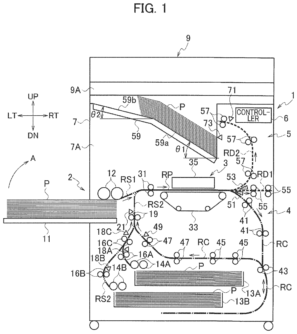 Printing apparatus capable of performing printing on partially-thick sheets