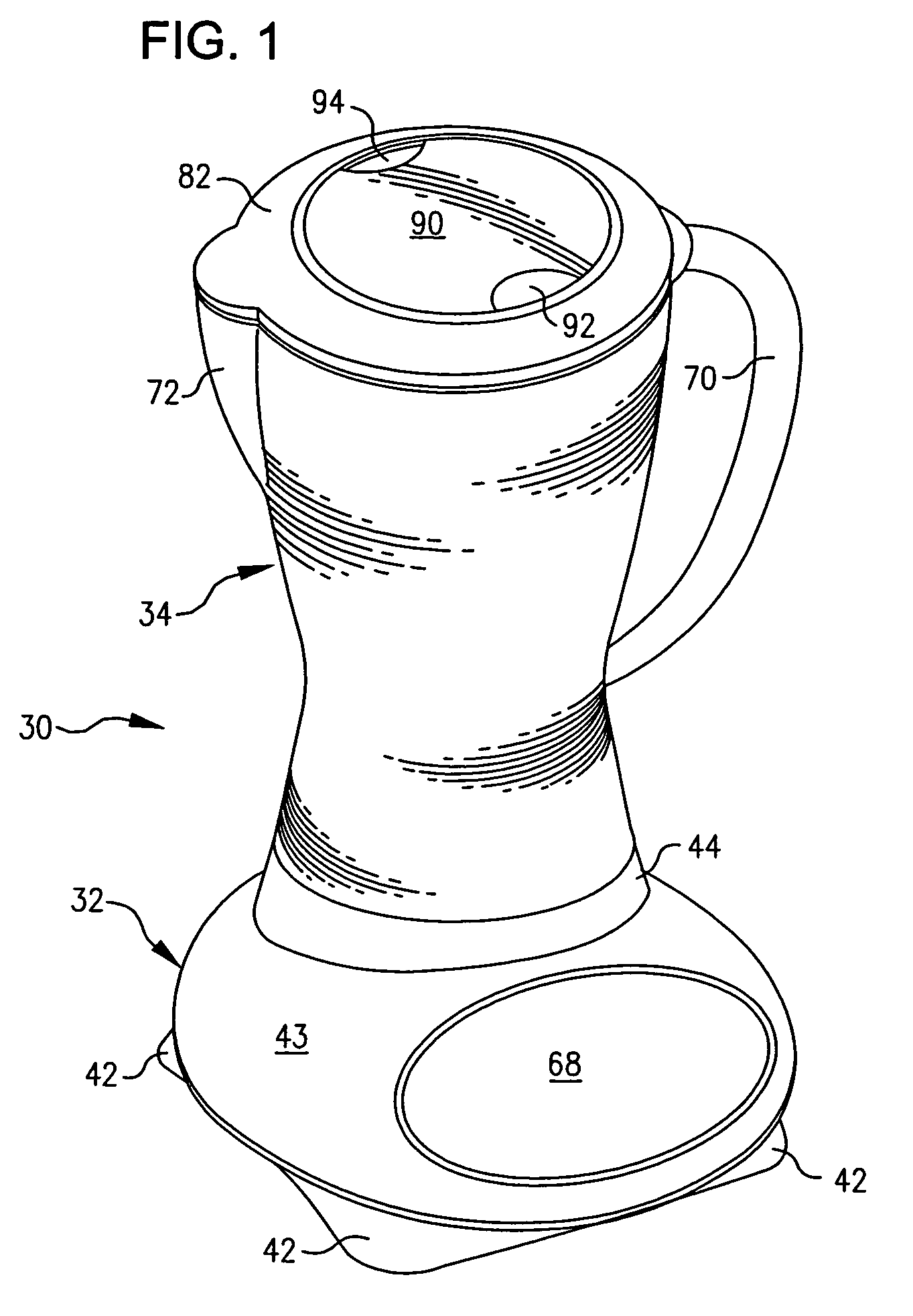 Blender base with food processor capabilities