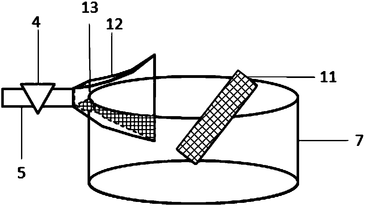 Automatic solvent replacing apparatus in preparation process of hydrophobic silicon dioxide aerogel