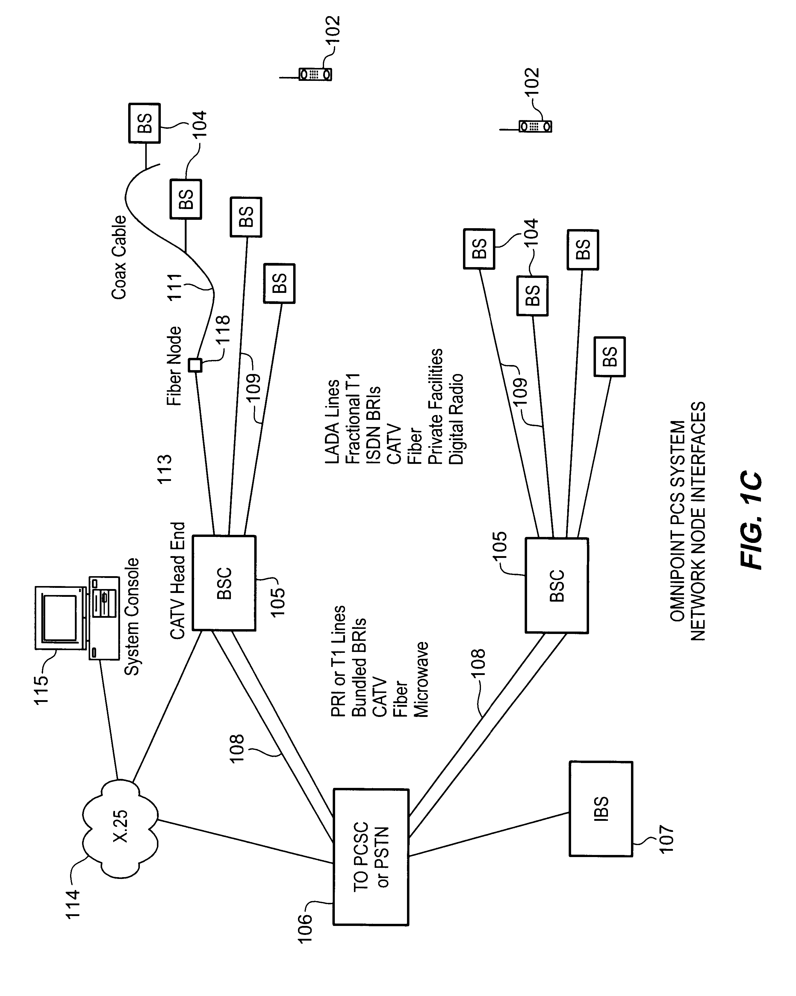 PCS pocket phone/microcell communication over-air protocol