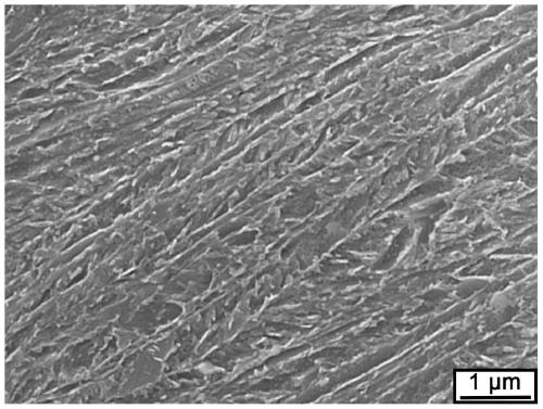 Low-alloy martensite steel high-toughness treatment method and martensite steel