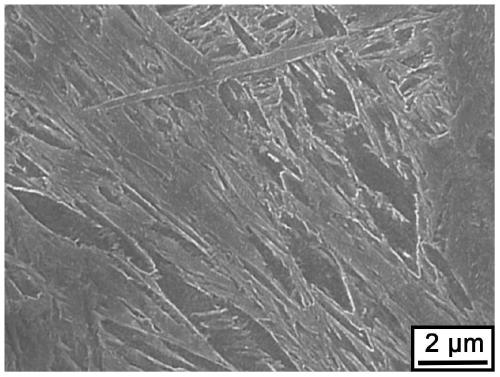 Low-alloy martensite steel high-toughness treatment method and martensite steel