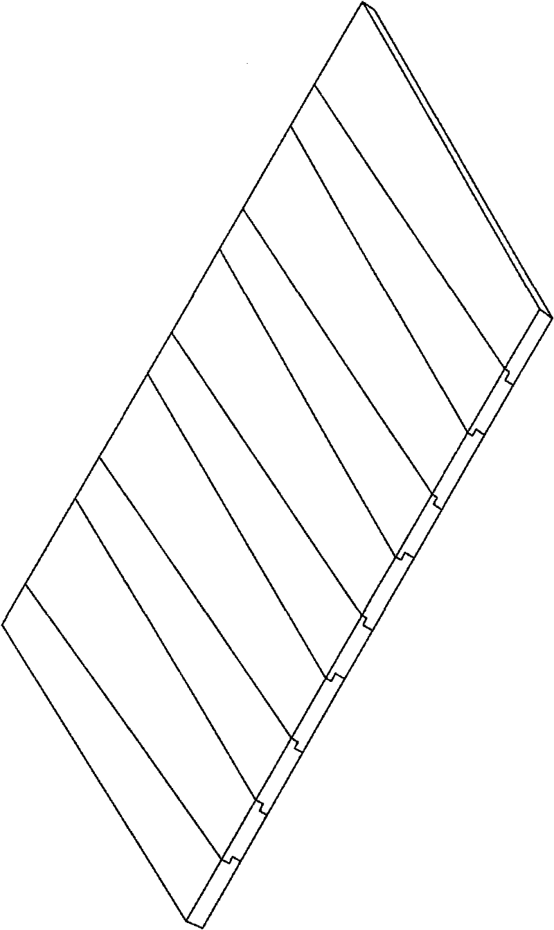 Mechanically-jointed integrated board technique for natural width beveled edge board