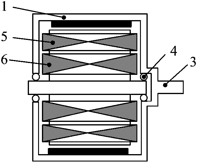 Hybrid excitation direct-drive motor