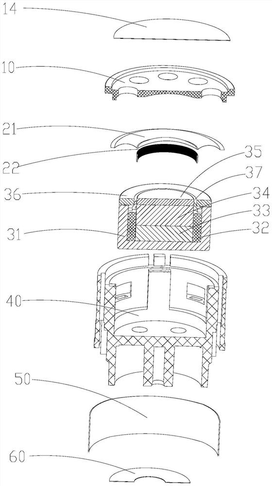 Moving coil microphone core easy to tune