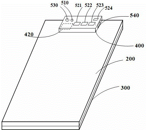 Electronic notebook with pressure-sensitive film