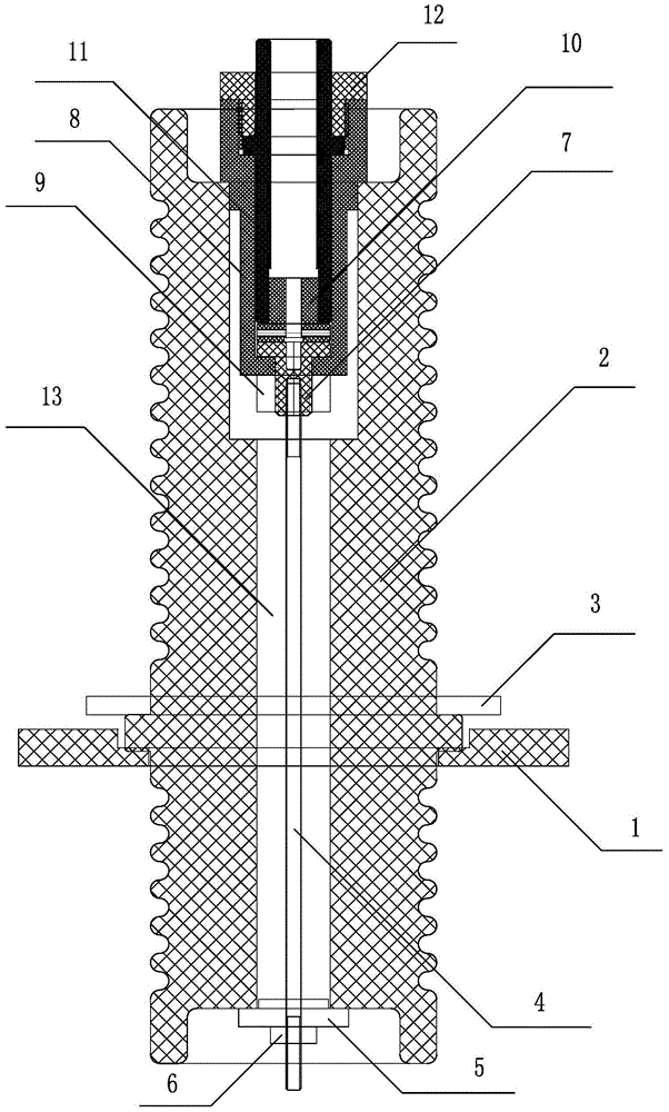 Composite high voltage insulator